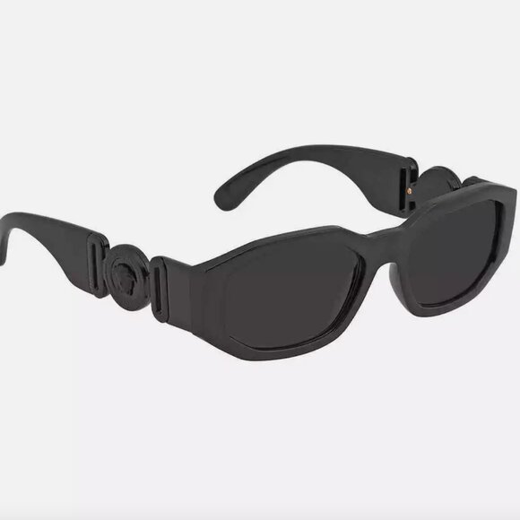 YAS QUEEN! 🔥VERSACE DARK 53MM BLACK SUNGLASSES UNISEX - Picture 1 of 3
